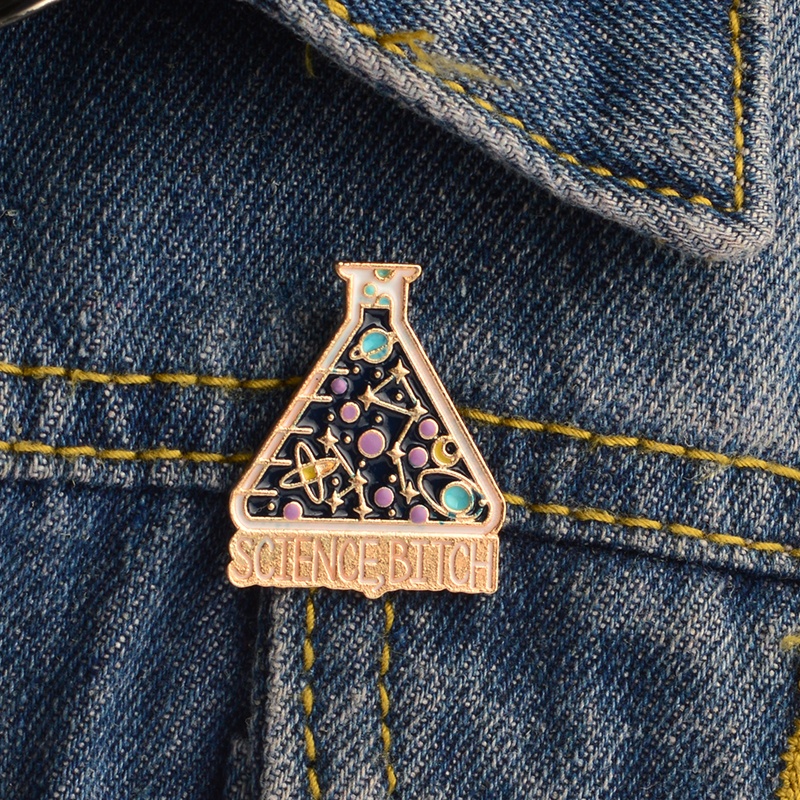 Huy Hiệu Cài Áo Hình Hành Tinh Vũ Trụ Ngộ Nghĩnh