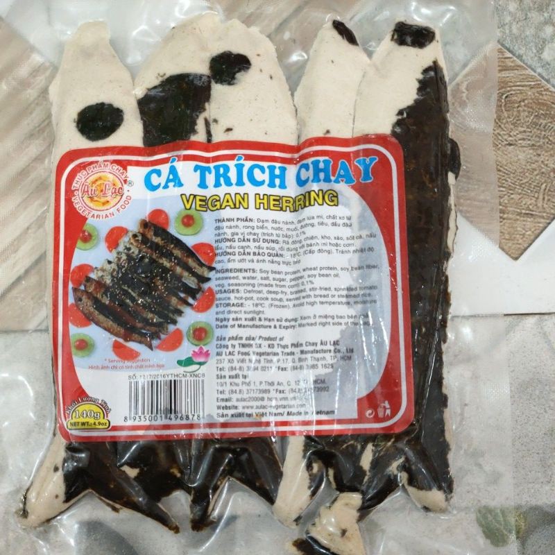 ( HÀNG LẠNH CHỈ GIAO HCM) CÁ TRÍCH CHAY ÂU LẠC 140GAM