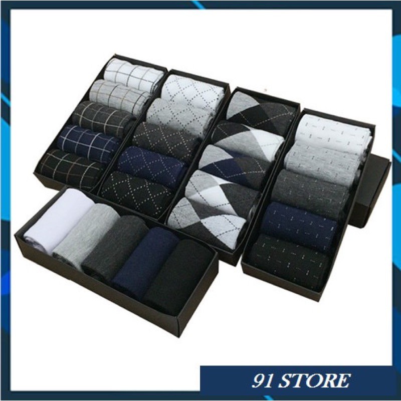 Combo 5 đôi tất (vớ) nam công sở