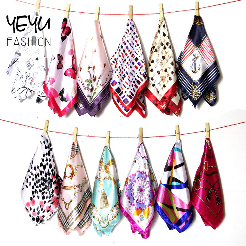 Khăn Lụa Đa Năng Quàng Cổ Buộc Tay Thời Trang Cho Nữ