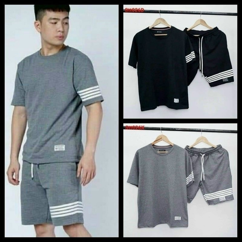 BỘ THỂ THAO 4 SỌC NAM NỮ,VẢI MÈ LƯỚI MẶC MÁT