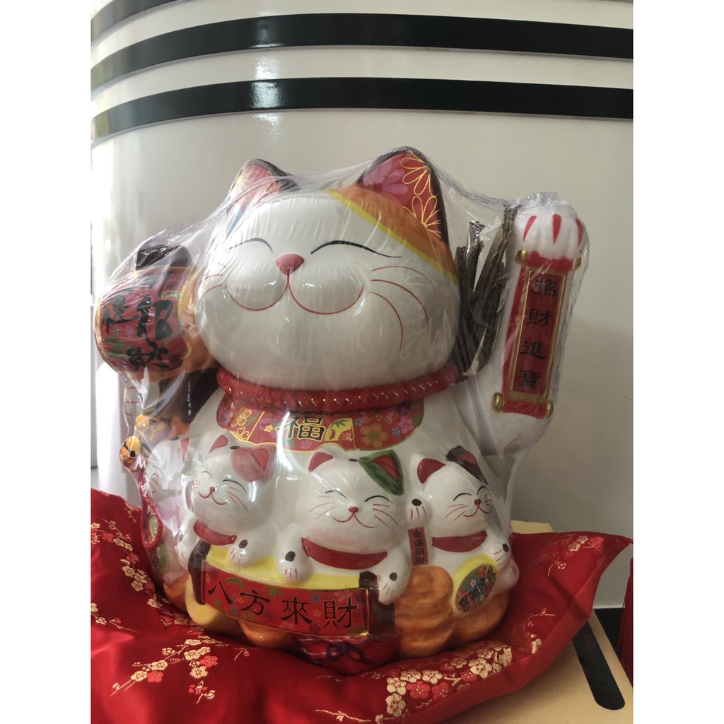 mèo đại phúc cỡ lớn - mèo vẫy nhật bản 35cm