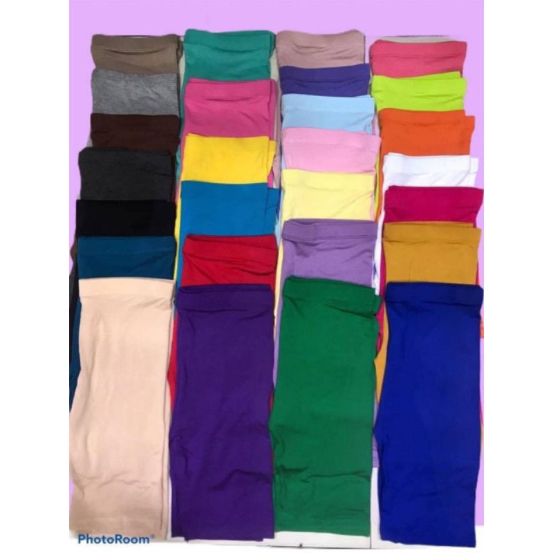 [Trơn-Full màu ib shop] ~ QUẦN ĐÙI TRÊN GỐI LEGGING THÁI RAINBOW