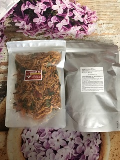 khô gà lá chanh xé cay 500gr