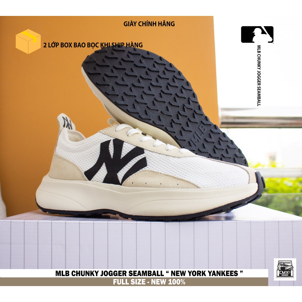 [ HÀNG CHÍNH HÃNG ] Giày MLB Chunky Jogger Seamball &quot; New York Yankees &quot;  - HÀNG CHÍNH HÃNG 100%