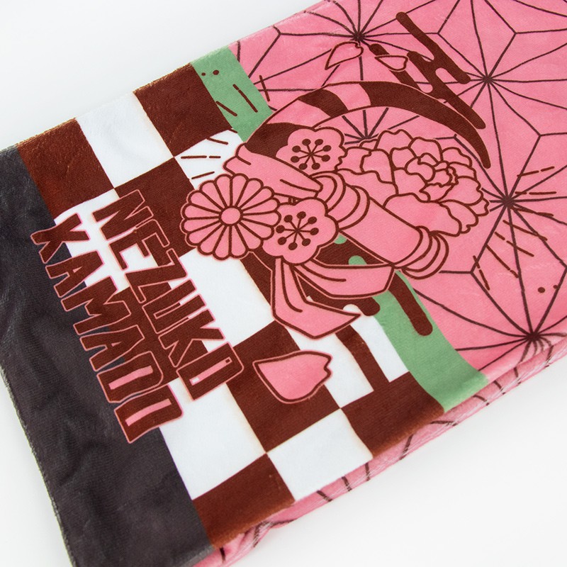 Quỷ Slayer Blade Khăn quàng cổ Tanjirou Nidouzi Bướm Ninja Nhật Bản Anime ngoại vi Mùa đông Ấm áp Khăn lông cừu