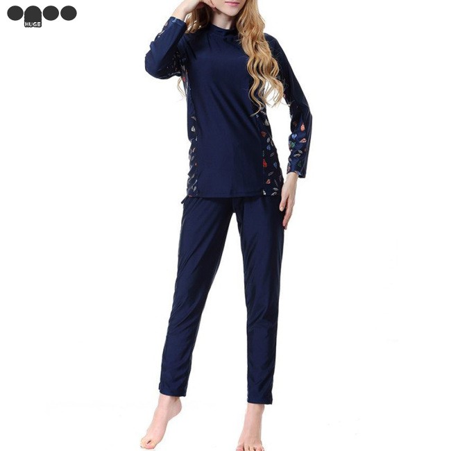 Đồ Bơi Nữ Tay Dài In Họa Tiết Thời Trang | BigBuy360 - bigbuy360.vn
