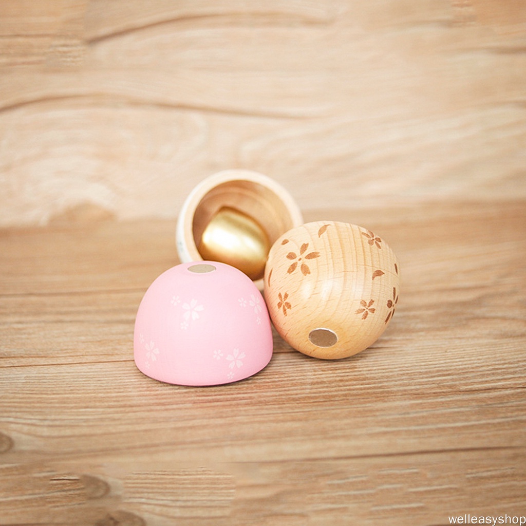 Chuông Gió Gỗ 3D Có Nam Châm Dán Tủ Lạnh Trang Trí Nhà Bếp Phong Cách Nhật Bản