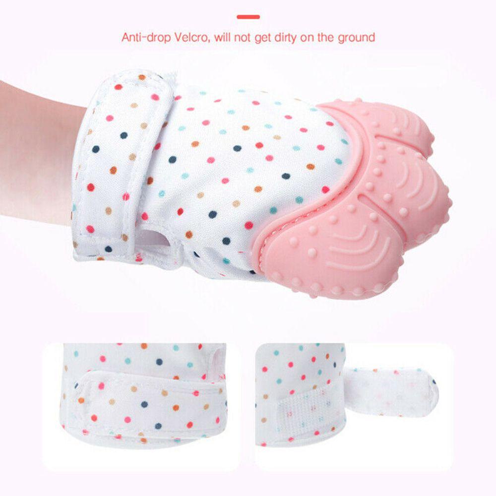 Đôi Găng Tay Silicone Cấp Thực Phẩm Cho Bé Đang Mọc Răng