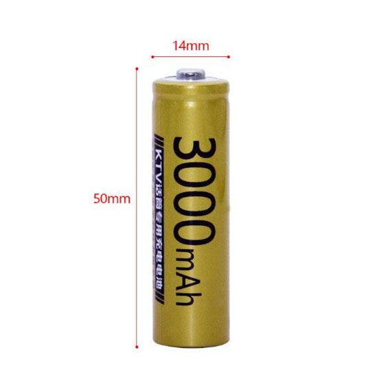 Combo 02 Viên pin tiểu sạc AA1.2V - 3000 mAh - hàng nhập khẩu