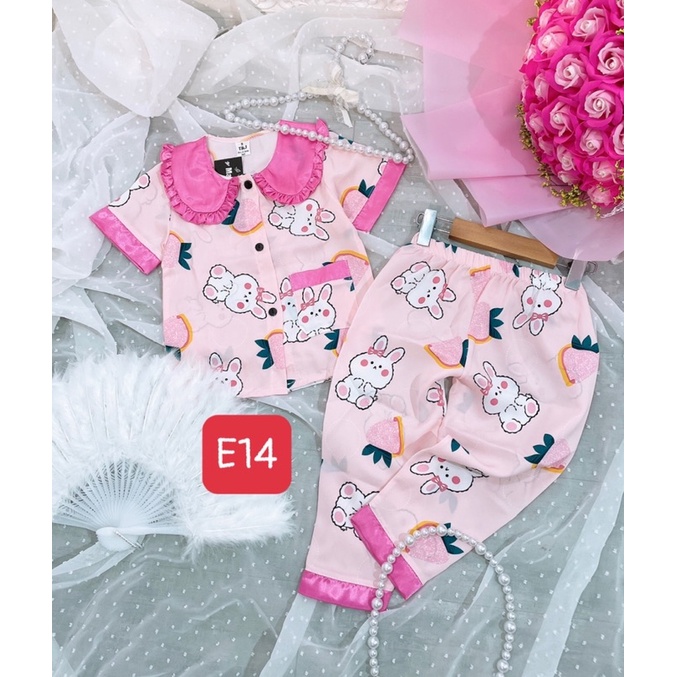 Bộ pizama lụa mango 22-33kg