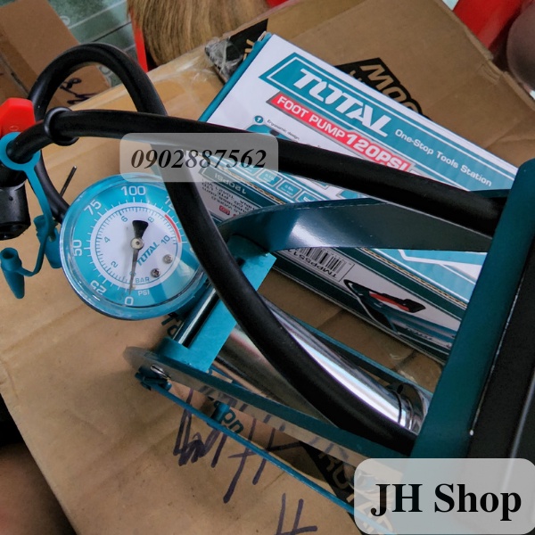 bơm hơi đạp chân total 1 xi lanh TMPP5511 kích thước 55 * 120mm