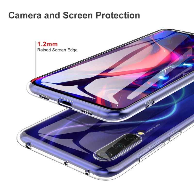 Xiaomi MiA3 Mi9T Silicone TPU Case Clear Case for Xiaomi Mi 9T 9 SE 8 Pro 6 A3 A2 Lite Case
