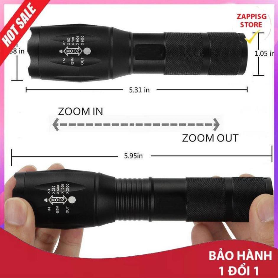 Đèn pin siêu sáng, Đèn PIN XML_T6  - Bảo hành 1 đổi 1 | BigBuy360 - bigbuy360.vn