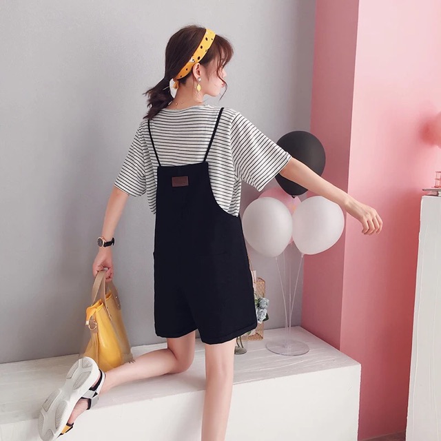 (Order) Set yếm nữ Ulzzang có kèm áo HQ OD590 | BigBuy360 - bigbuy360.vn