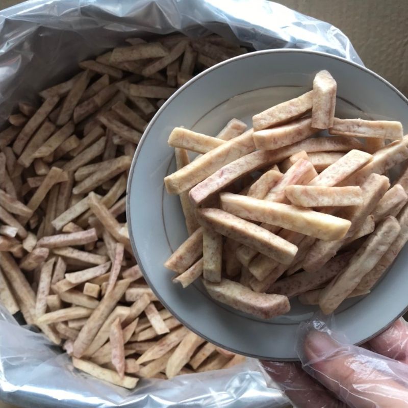 500G Khoai môn sấy sợi Pna Store hàng xuất khẩu, không đường, giòn rụm, thơm ngon