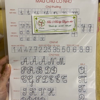 5 tờ bí kíp luyện chữ đẹp