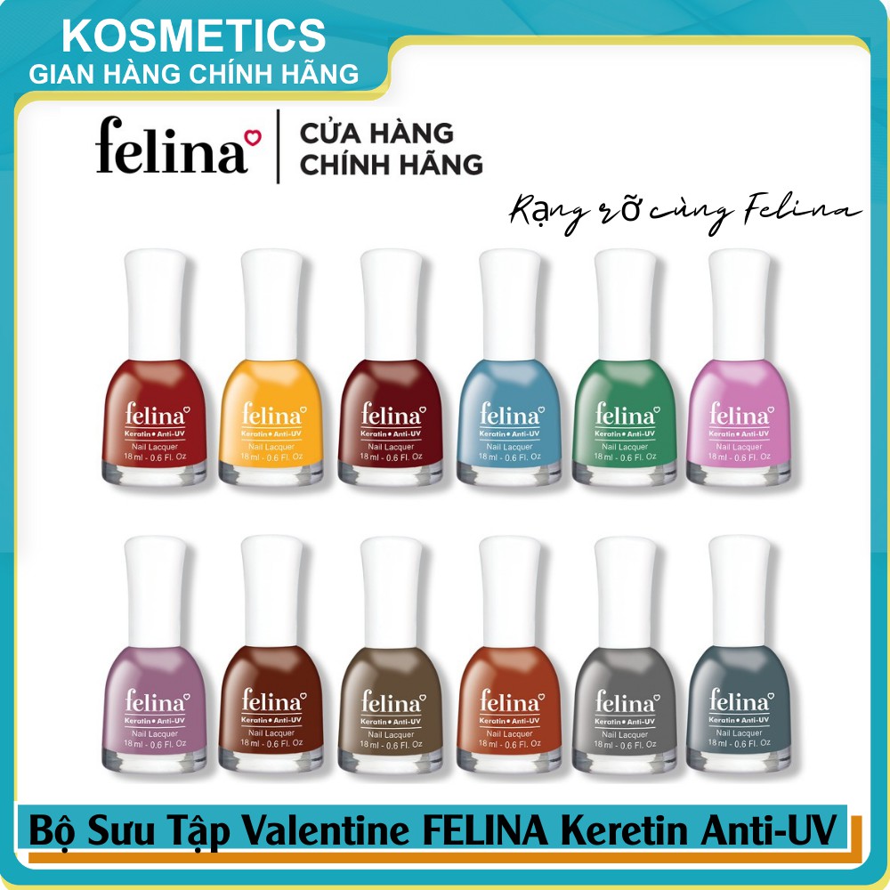 Bộ Sưu Tập Valentine Tình Ngọt FELINA Keratin Anti-UV