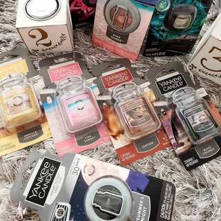 Combo kẹp thơm + sáp thơm ô tô yankee candle - usa
