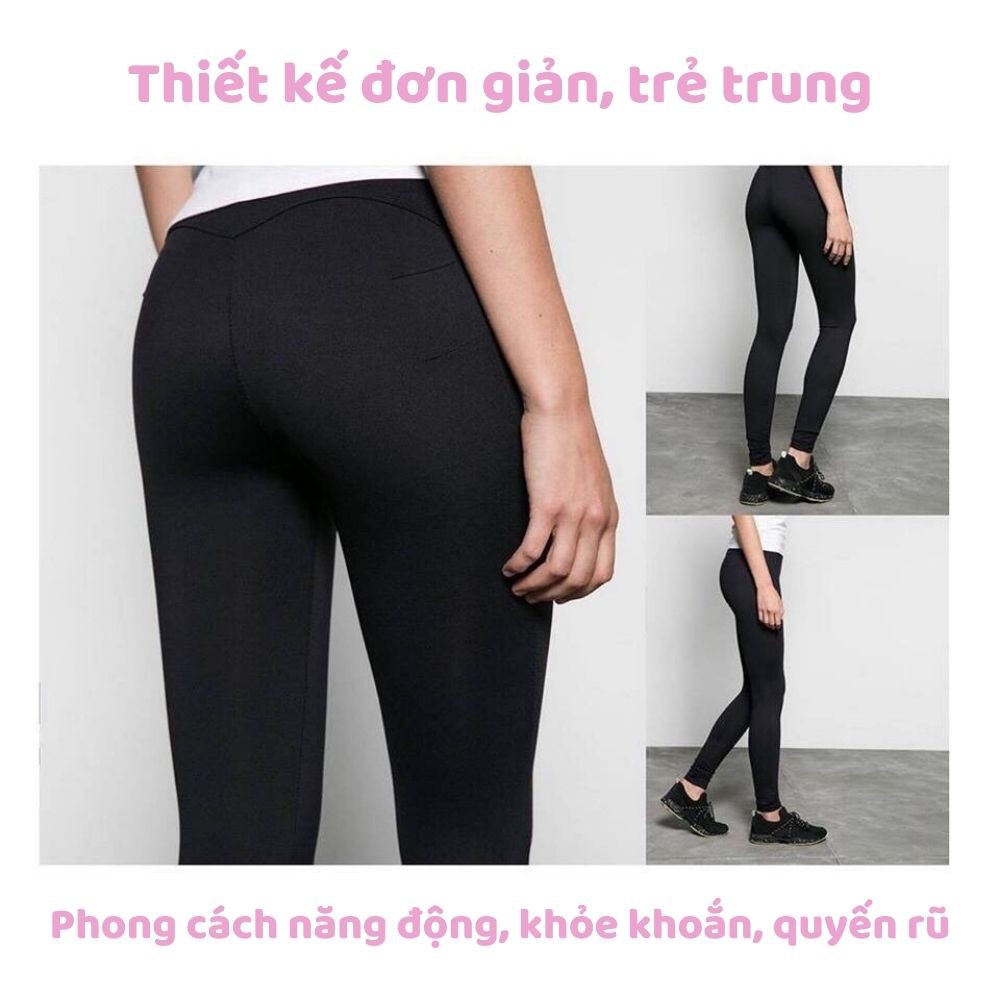 Quần Legging Siêu Nâng Mông, Tôn Dáng [ LOẠI 1 ] co giãn, đàn hồi, cạp cao, thoải mái vận động, TỰ TIN KHOE BODY,  HOT | BigBuy360 - bigbuy360.vn