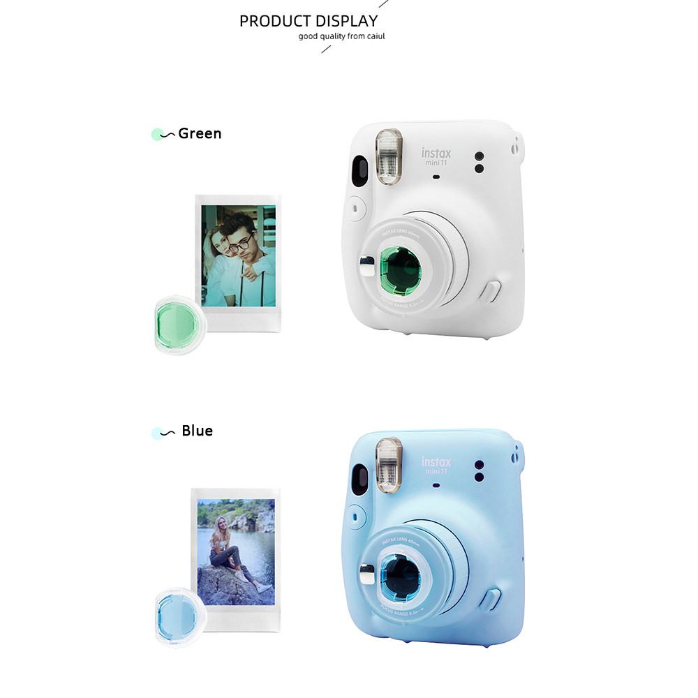 Bộ Lọc Cho Ống Kính Máy Ảnh Fujifilm Instax Mini 11 6 Màu