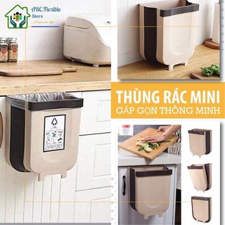 Thùng rác Thông minh Gấp gọn treo cạnh tủ 2 size