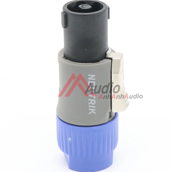 Jack loa speakon mẩu xám xanh , 1 Cái