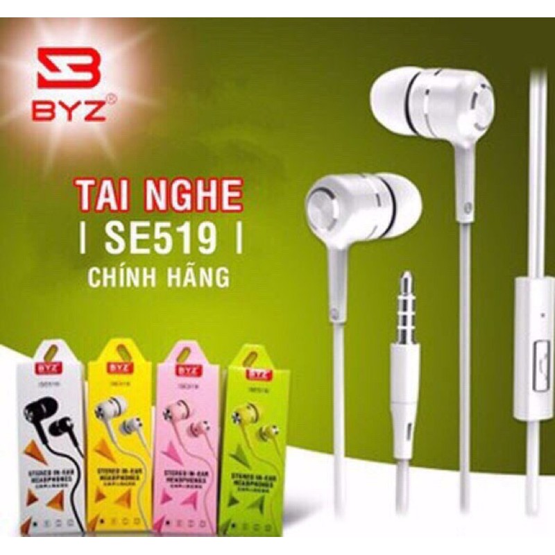 Tai Nghe CHÍNH HÃNG BYZ SE519 / 519 Super Bass