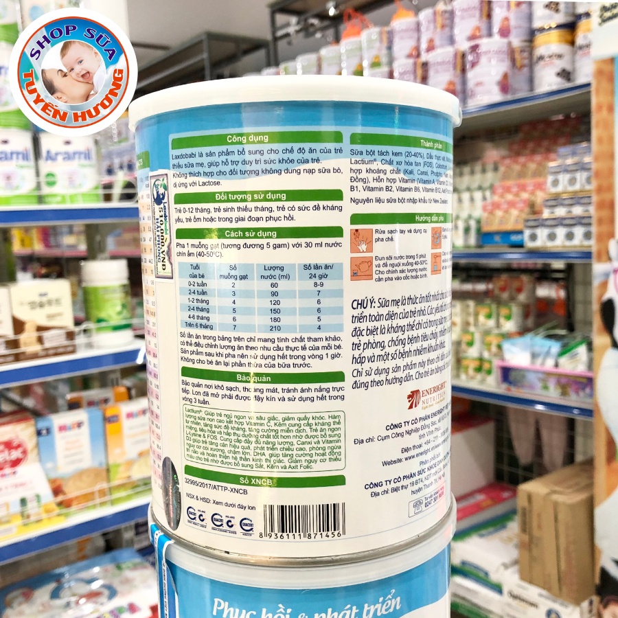 Sữa Laxdobabi Hộp 900G - Laxdokid Babi