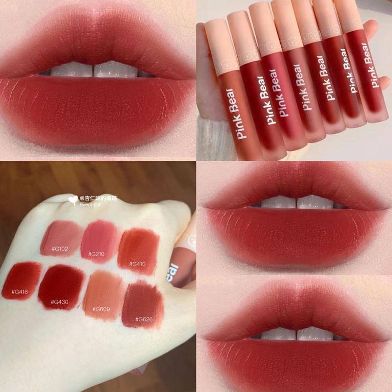 Son Kem Lì Kháng Nước Mượt Như Nhung 7 Màu Sắc Lựa Chọn