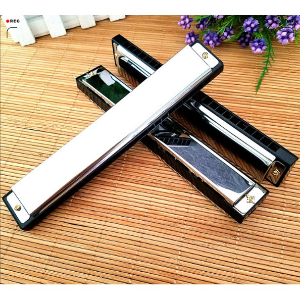 Kèn Harmonica 24 lỗ có hộp bảo quản