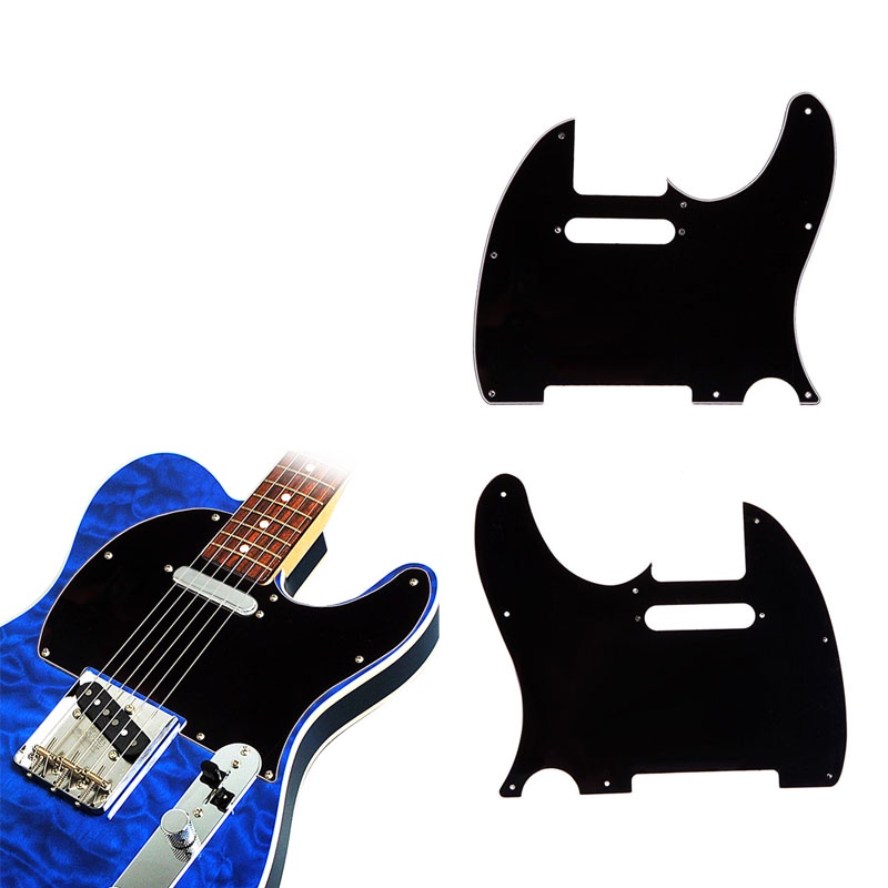 Miếng Gảy Đàn Guitar Điện 3 Lớp Màu Đen Chống Trầy Xước