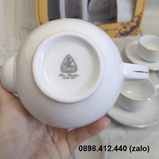 bộ ấm chén Minh Long 0.5L - bộ ấm chén Minh Long