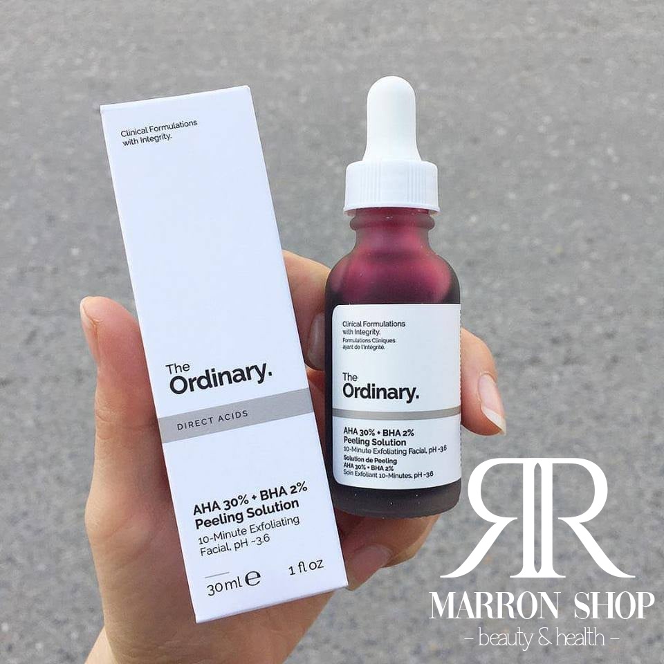 Tinh chất The Ordinary tẩy tế bào chết, cải thiện da AHA 30% BHA 2% Peeling Solution 30ml