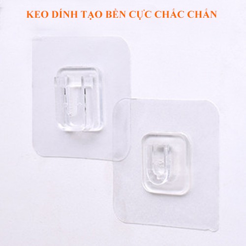 Móc Treo Nhà Bếp Tiện Lợi Trong Suốt Đa Năng Tiện Lợi, Móc Gài Tiện Lợi