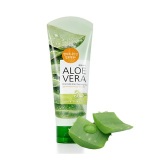 Gel dưỡng da thảo dược lô hội Welcos Aloevera Moisture Real Soothing Gel 150g