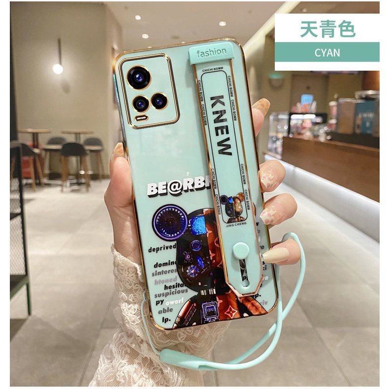 Ốp Lưng Hình Gấu Xinh Xắn Cho Điện Thoại vivo Y95 S10E V23E
