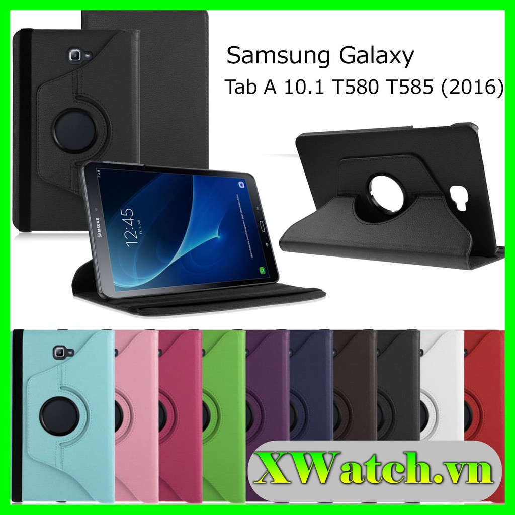 Bao da xoay Tab A6 10.1 (Không SPEN) - Bao da Samsung Galaxy T580/T585