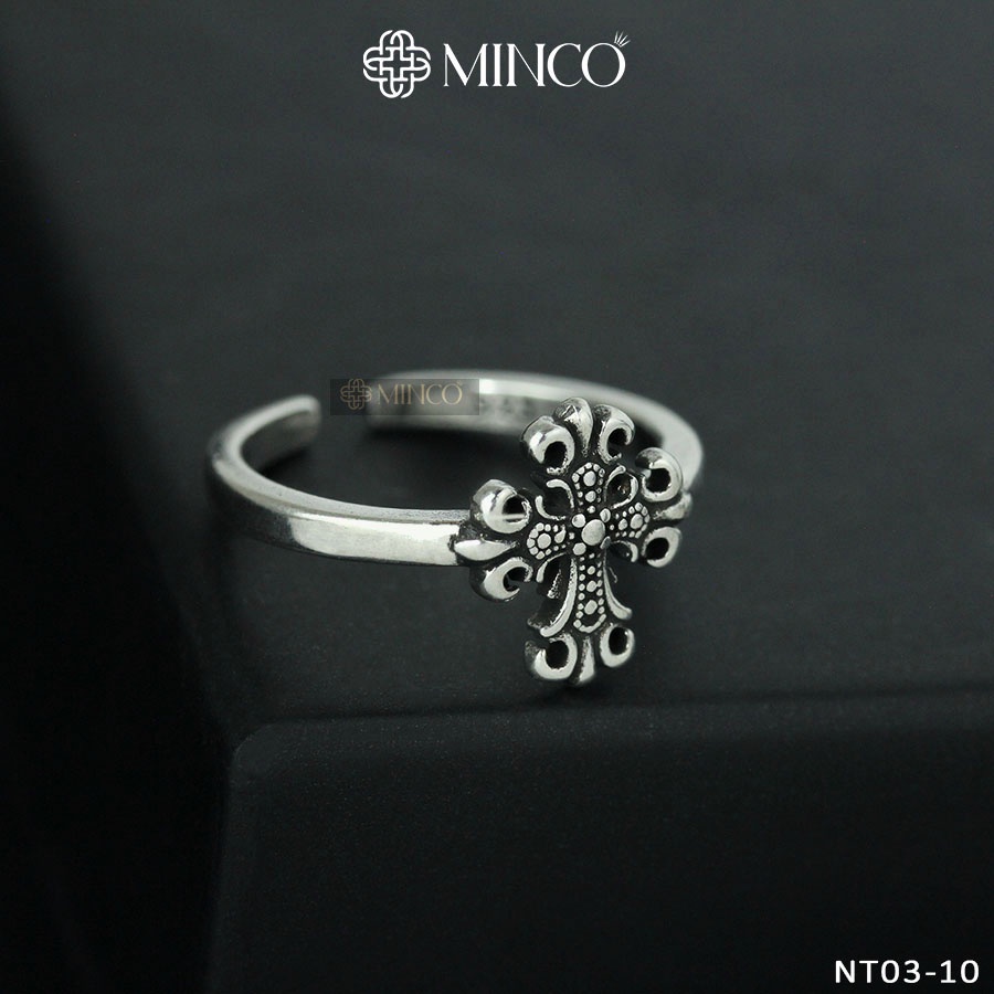 Nhẫn Nữ Chrome Heart Minco Accessories phong cách Unisex phụ kiện trang sức cá tính NT03-10