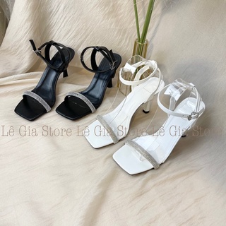 Sandal quai đá 8cm