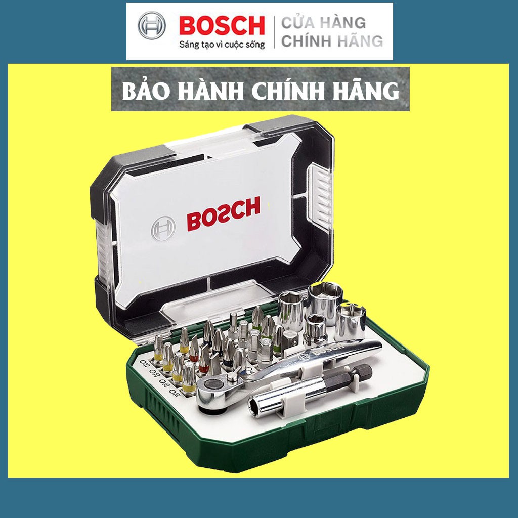 Bộ Tua Vít Đa Năng Bosch 26 Món, Giá Đại Lý Câp 1