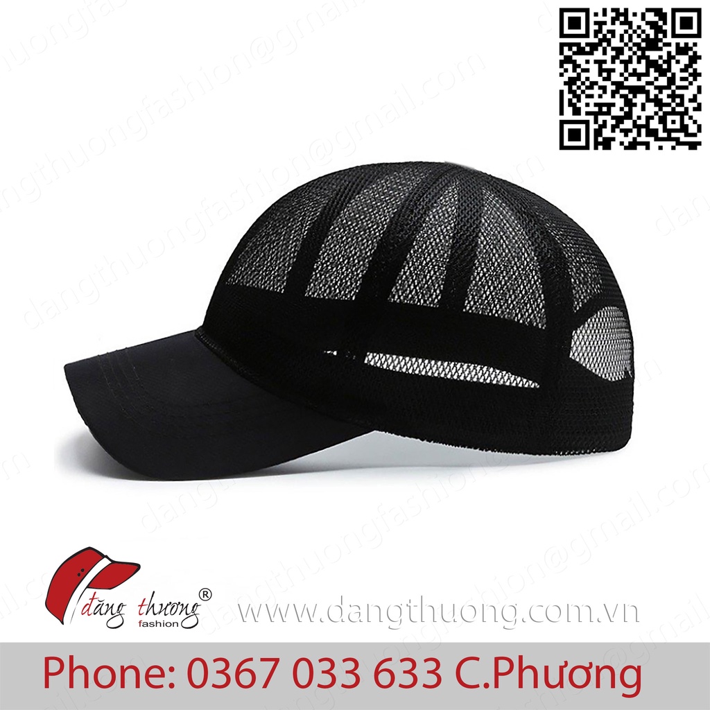 Mũ nón kết lưỡi trai lưới thoáng khí cho nam và nữ lưỡi ngắn và dài