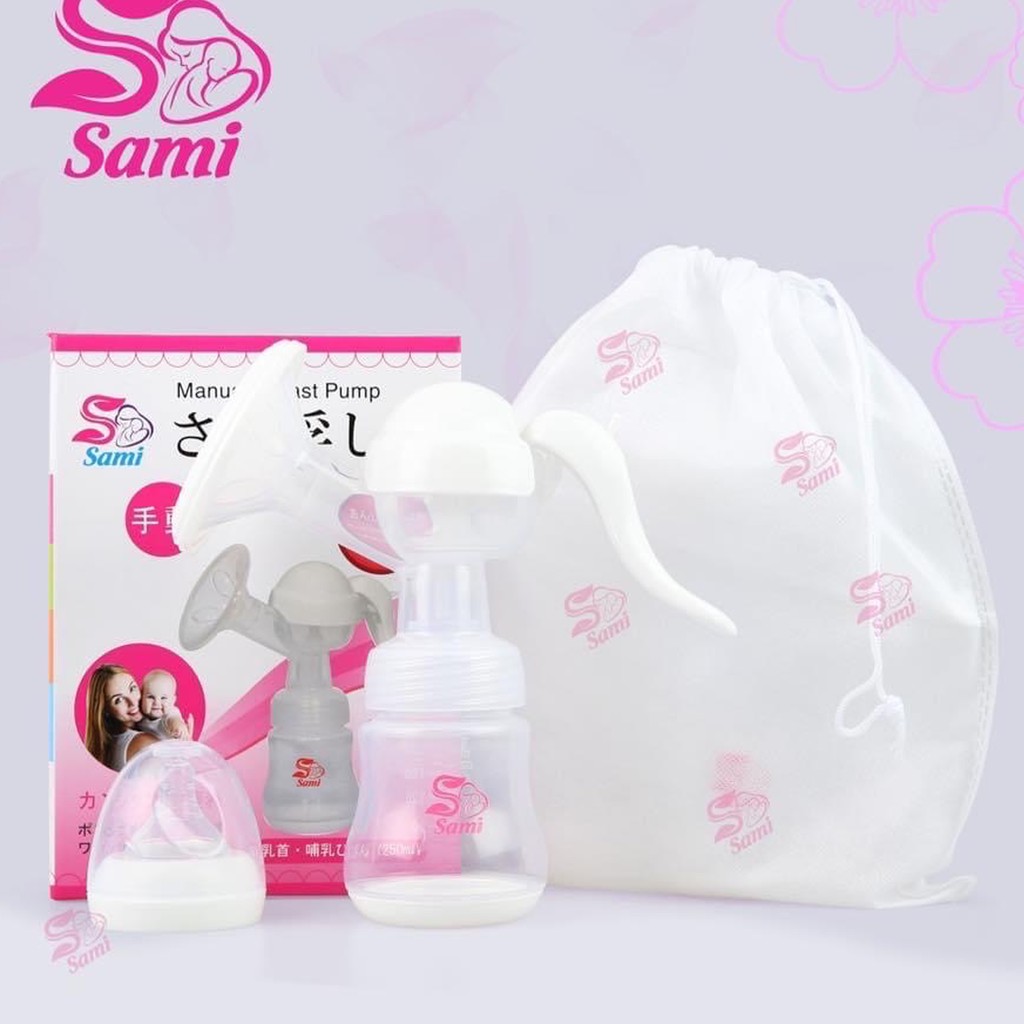 Dụng cụ hút sữa bằng tay Sami 𝐊𝟔𝟒 [TẶNG 5 TÚI TRỮ SỮA K16]