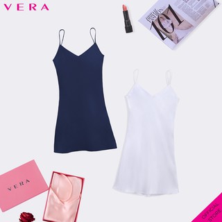 Combo 02 đầm ngủ dáng dài satin VERA 0126