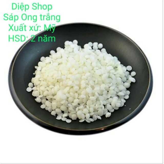 Sáp ong Mỹ ( viên) và ( vảy) - Nguyên liệu làm mỹ phẩm