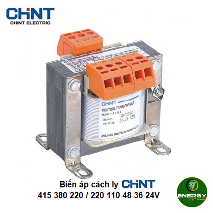 Biến áp cách ly Chint NDK–25VA, NDK–50VA - Thiết Bị Điện ENERGY