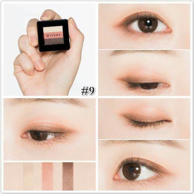 THANH LÝ Phấn mắt 3 màu CỰC HOT Missha Triple Eye Shadow