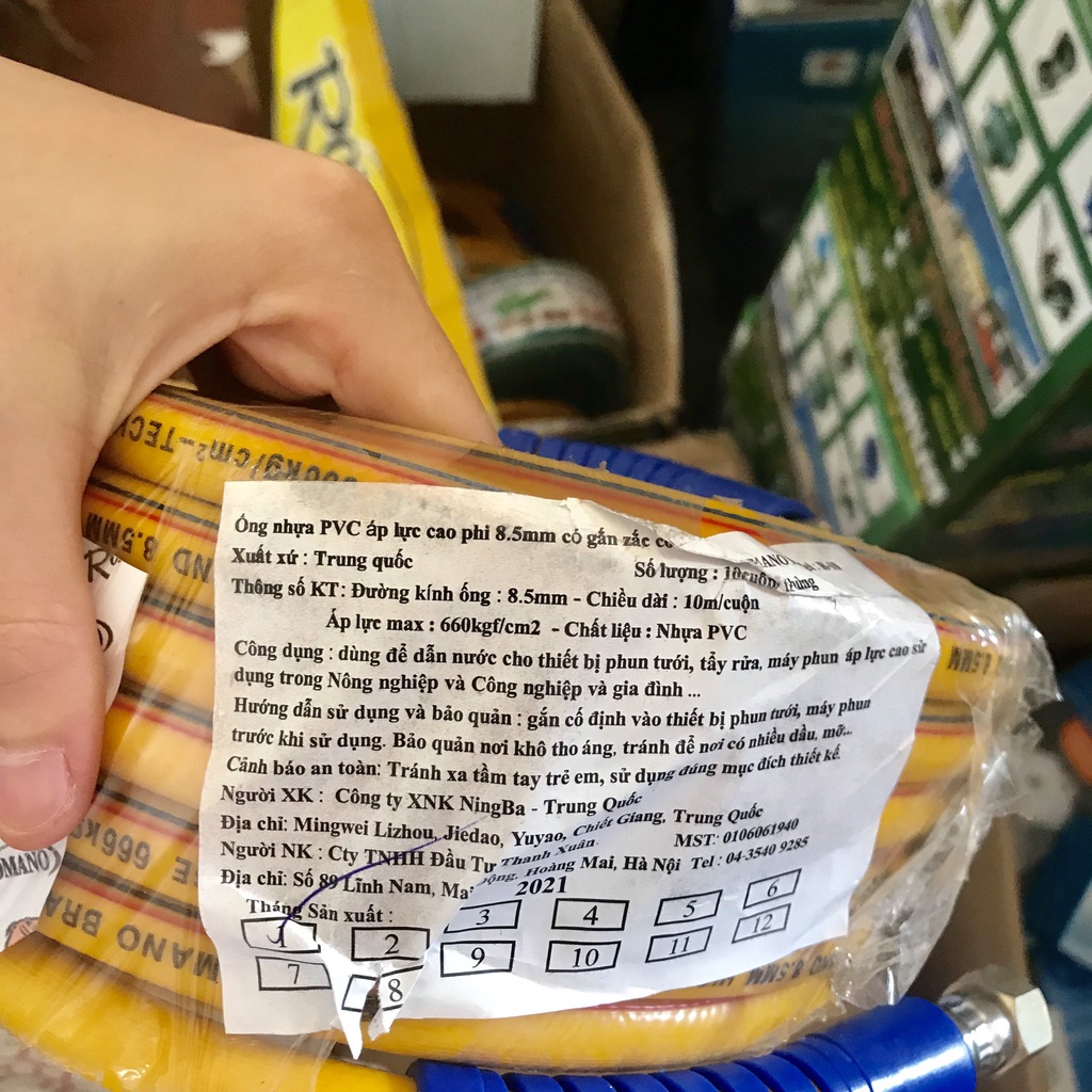 Cuộn ống dây rửa xe Hàn Quốc 10m, 20m cao cấp