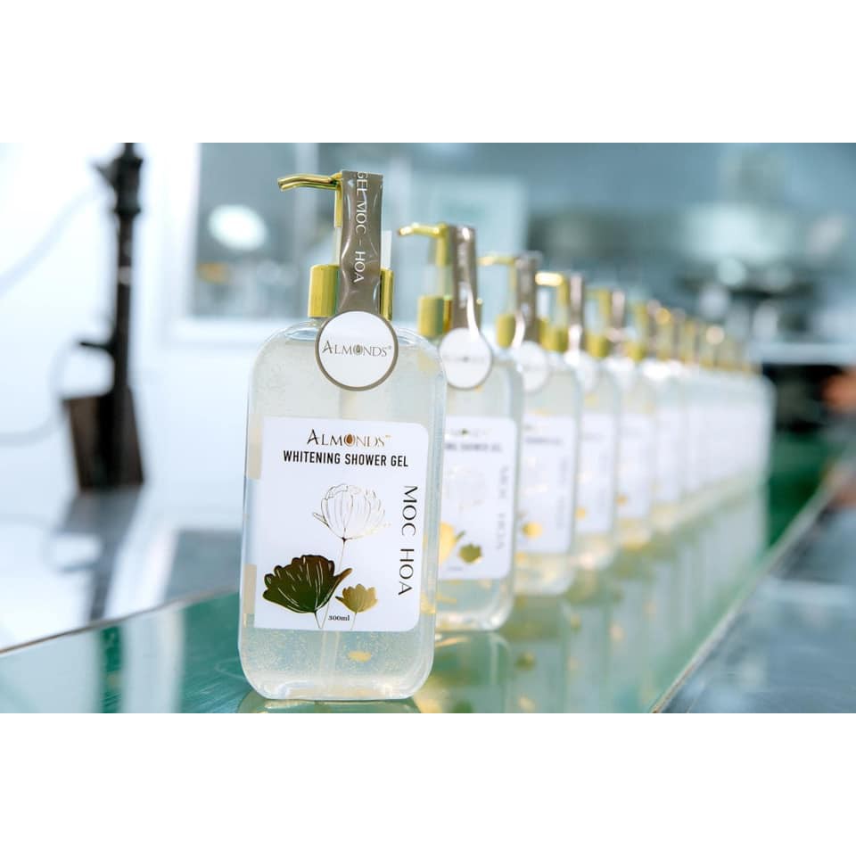 [Chính Hãng] sữa tắm mộc hoa giảm mụn lưng làm trắng da almonds | BigBuy360 - bigbuy360.vn