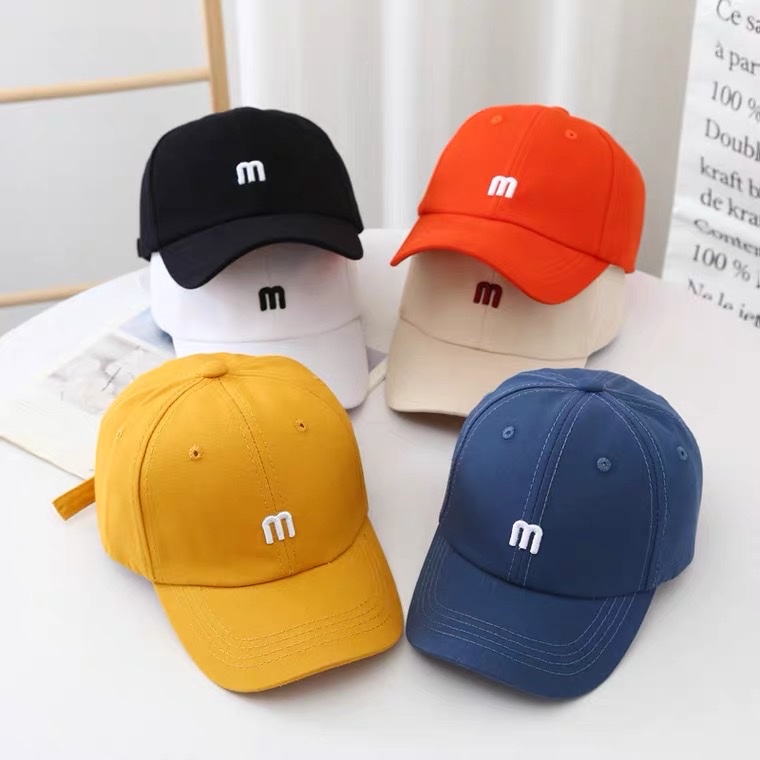 Mũ lưỡi trai chữ M trẻ trung phong cách ulzzang nam nữ
